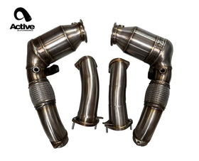 Active Autowerke S68T GESI Catted Downpipes for x-body