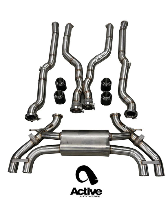 Stainless Steel Valved Full Exhaust System – BMW G90 M5 (S68 Twin-Turbo V8-Hybrid)