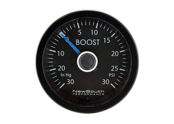 Mk7 Golf R White Boost Gauge W/Blue Needle - 0