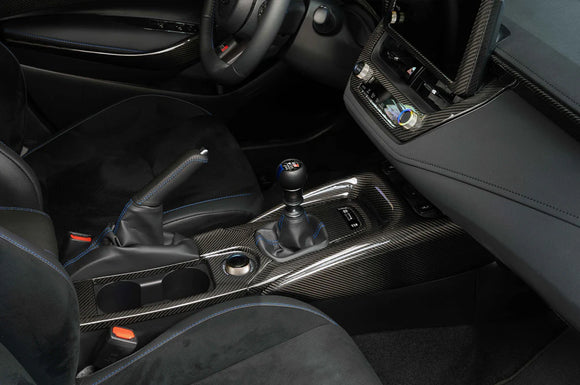 Rexpeed Carbon Fiber Console Panel Cover for GR Corolla (GC12)