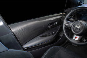 Rexpeed Carbon Fiber Door Trim Covers (Front Lower) for GR Corolla (GC13) - 0