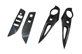 Rexpeed Carbon Fiber Door Switch Panel Covers for GR Corolla (GC14)