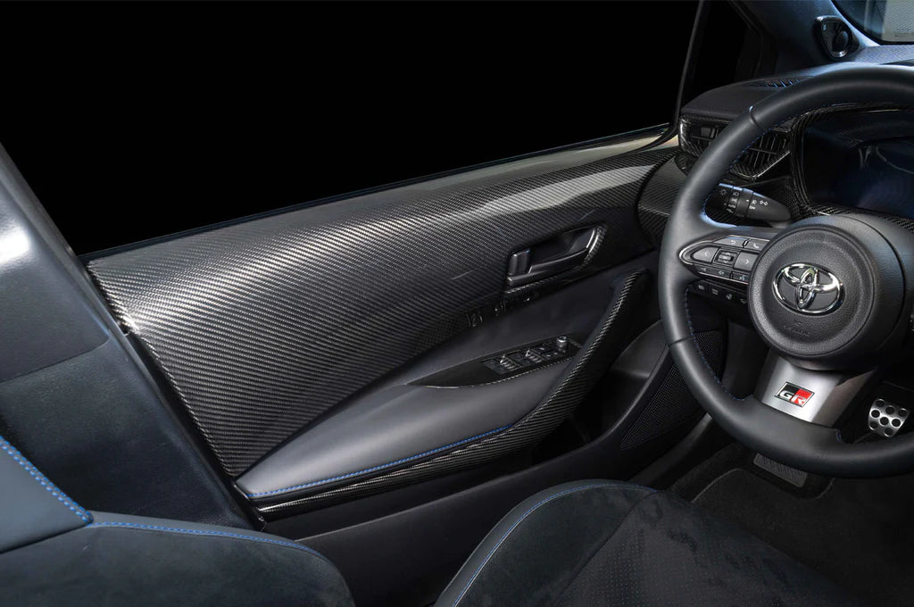 Rexpeed Carbon Fiber Door Switch Panel Covers for GR Corolla (GC14)