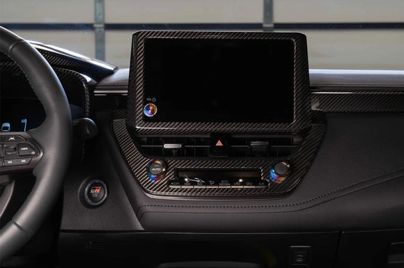 Rexpeed Carbon Fiber Center Monitor Frame Cover for GR Corolla (GC19)