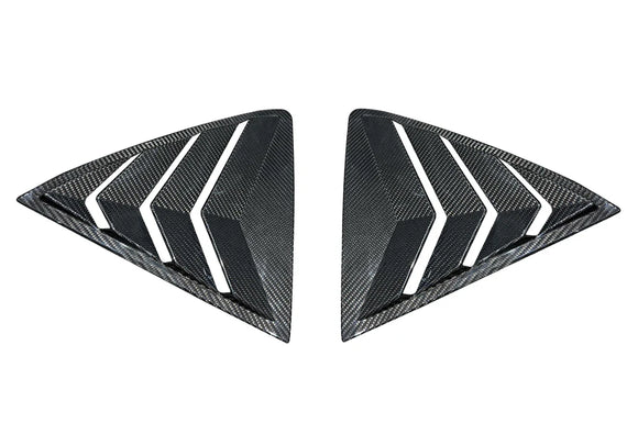 Rexpeed Carbon Fiber Rear Window Shutter Covers for GR Corolla (GC23)