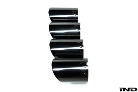 BMW F9X X3M / X4M / X5M / X6M Competition Exhaust Tip Set - Black Chrome - 0