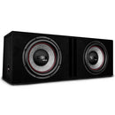 DS18 Dual 12in Loaded 900 Watts RMS 2x GEN-X124D Ported Enclosure Speakers Included-1