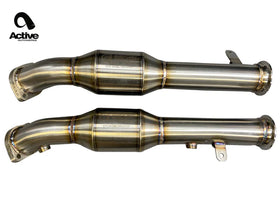 M3 X-Pipe add-on front pipes w GESI G-Sport Cats E9X M3