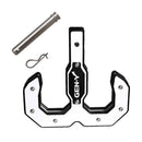 Hulk 2.0 16K Tow Hook 2" Shank Black/White with GH-099 Pin & GH-011 Clip-1
