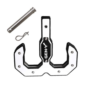 Hulk 2.0 16K Tow Hook 2" Shank Black/White with GH-099 Pin & GH-011 Clip