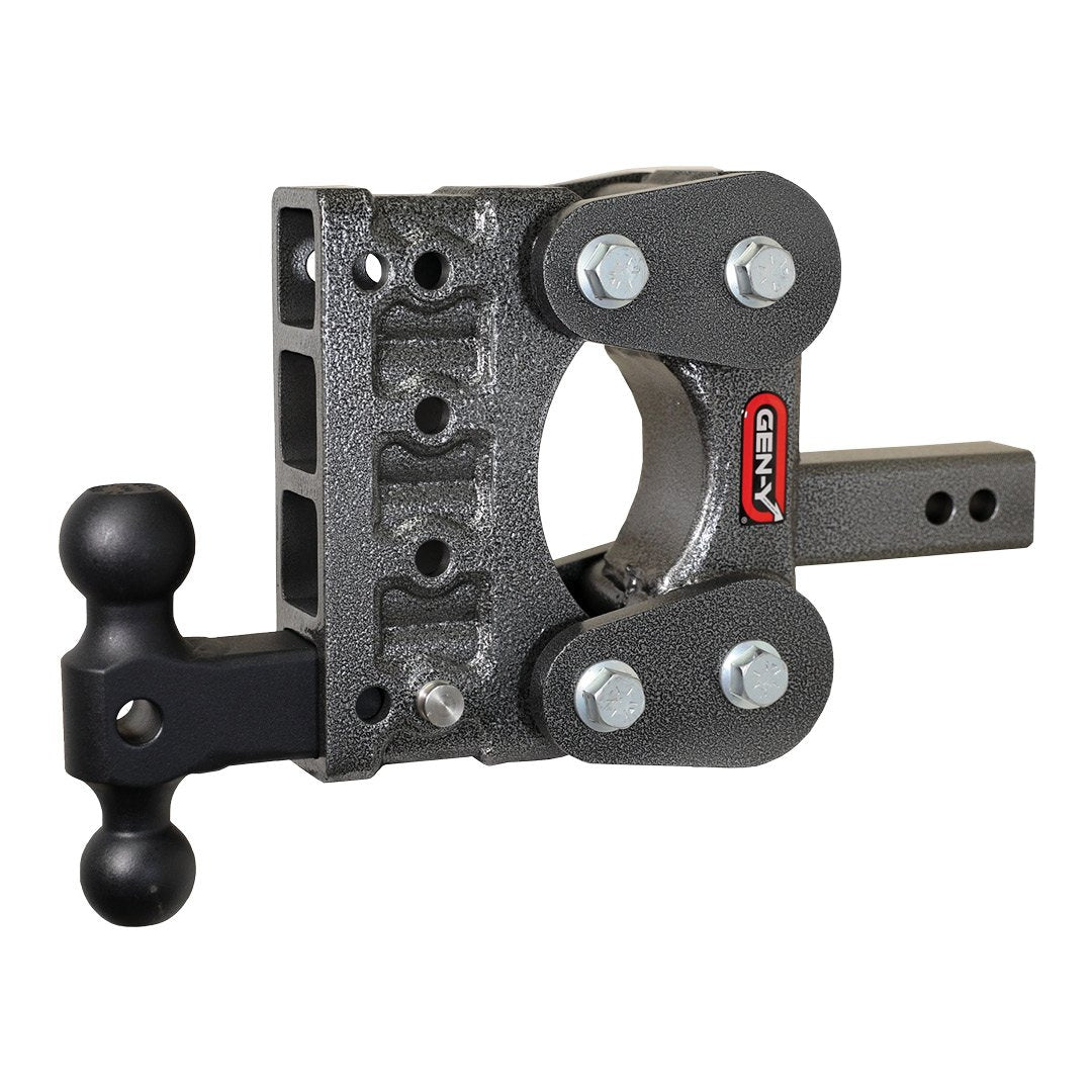 The BOSS TORSION-FLEX 2" Shank 5" Drop 1.1K TW 10K Hitch & GH-031 Dual-Ball