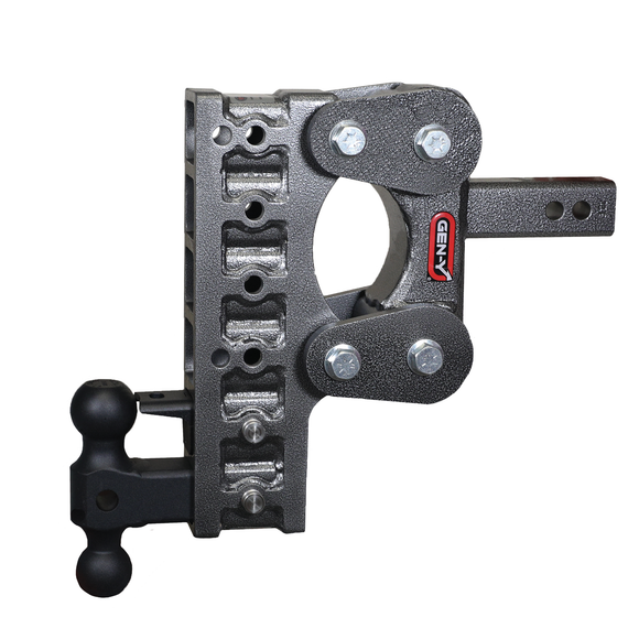 The BOSS TORSION-FLEX 2" Shank 10" Drop 1.1K TW 10K Hitch & GH-031 Dual-Ball & GH-032 Pintle Lock