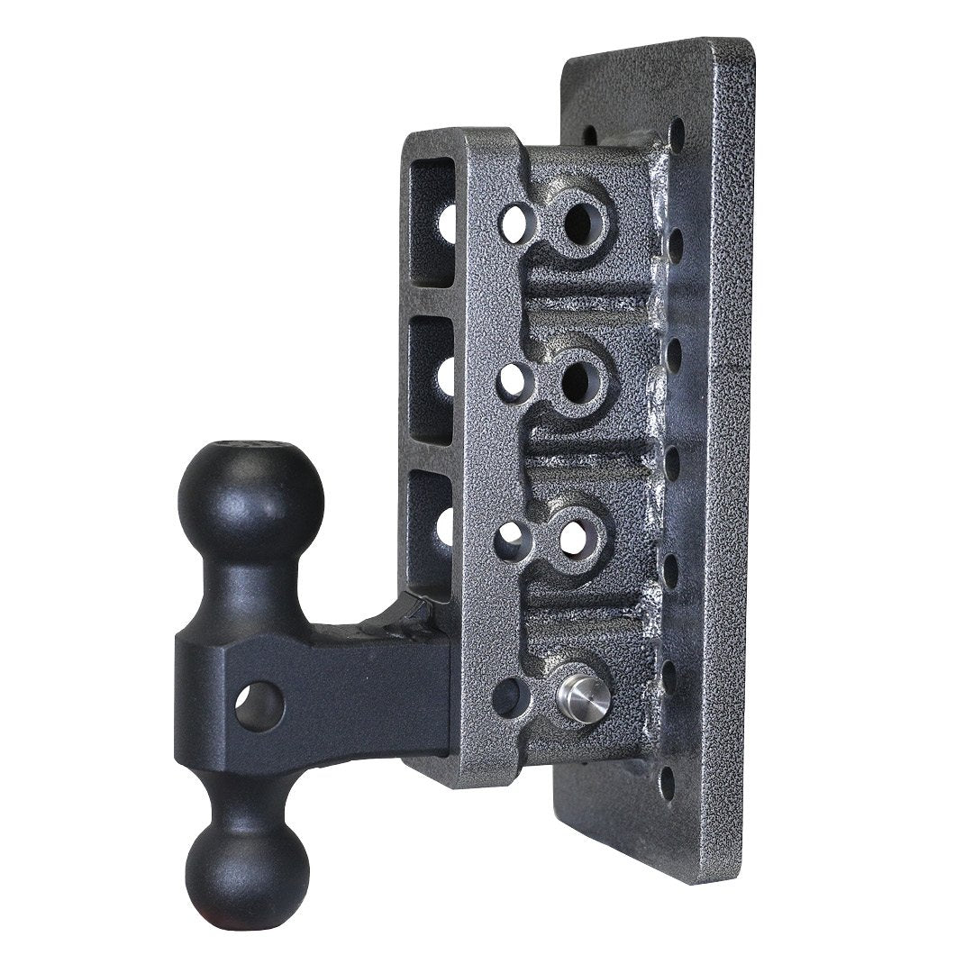 MEGA-DUTY 2" Bolt-On 7.5" Drop 2K TW 16K Hitch & GH-051 Dual-Ball