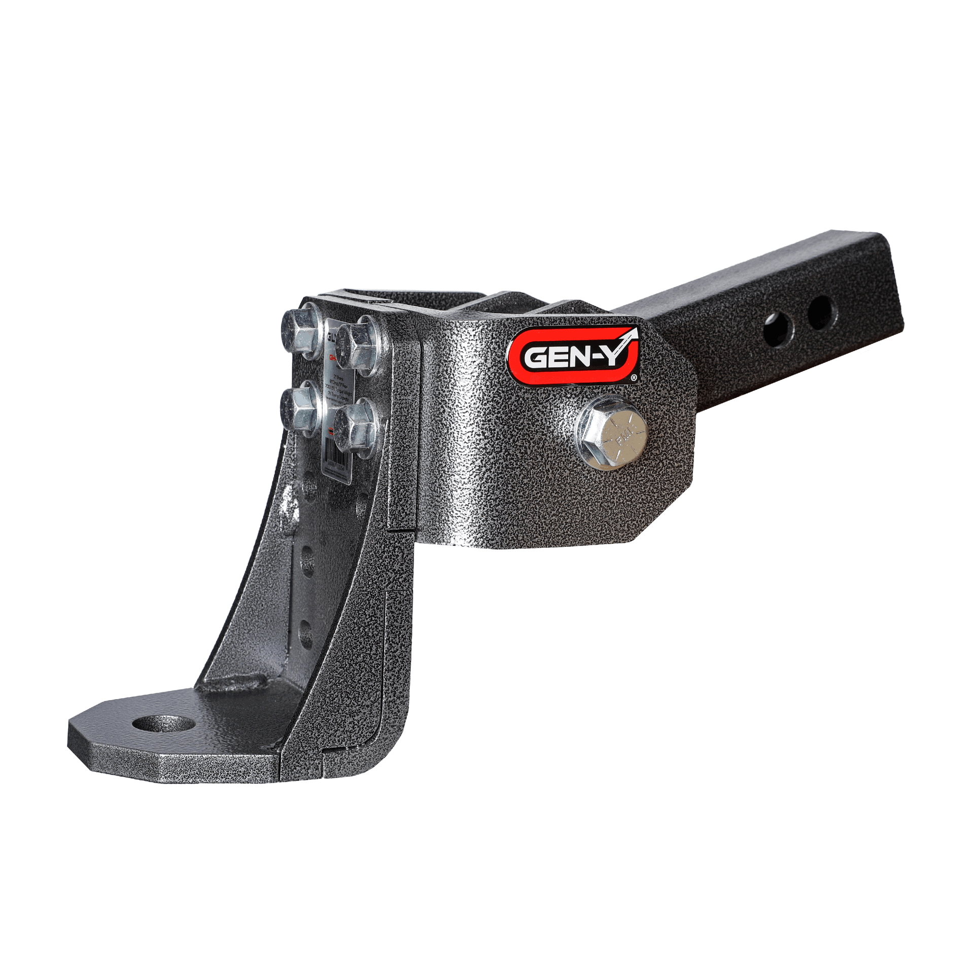 GLYDER TORSION-FLEX 2" Shank 6" drop .4K - .7K TW 7K Hitch & Ball Platform with 1" Diameter Mounting Hole