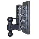 MEGA-DUTY 2" Bolt-On 7.5" Drop 2K TW 16K Hitch & GH-051 Dual-Ball & GH-032 Pintle Lock-1
