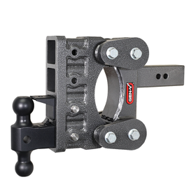 The BOSS TORSION-FLEX 2.5" Shank 6" Drop 2.4K TW 21K Hitch & GH-061 Dual-Ball & GH-062 Pintle Lock