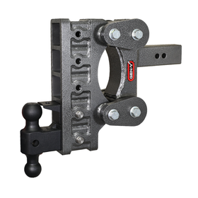 The BOSS TORSION-FLEX 2.5" Shank 9" Drop 2.4K TW 21K Hitch & GH-061 Dual-Ball & GH-062 Pintle Lock
