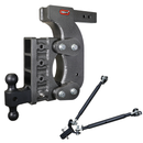 The BOSS TORSION-FLEX 2.5" Receiver 15" Drop 2.4K TW 21K Hitch & GH-061 Dual-Ball & GH-0101 Stabilizer Kit-1