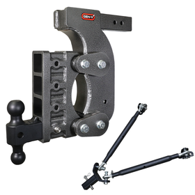 The BOSS TORSION-FLEX 2.5" Receiver 15" Drop 2.4K TW 21K Hitch & GH-061 Dual-Ball & GH-0101 Stabilizer Kit