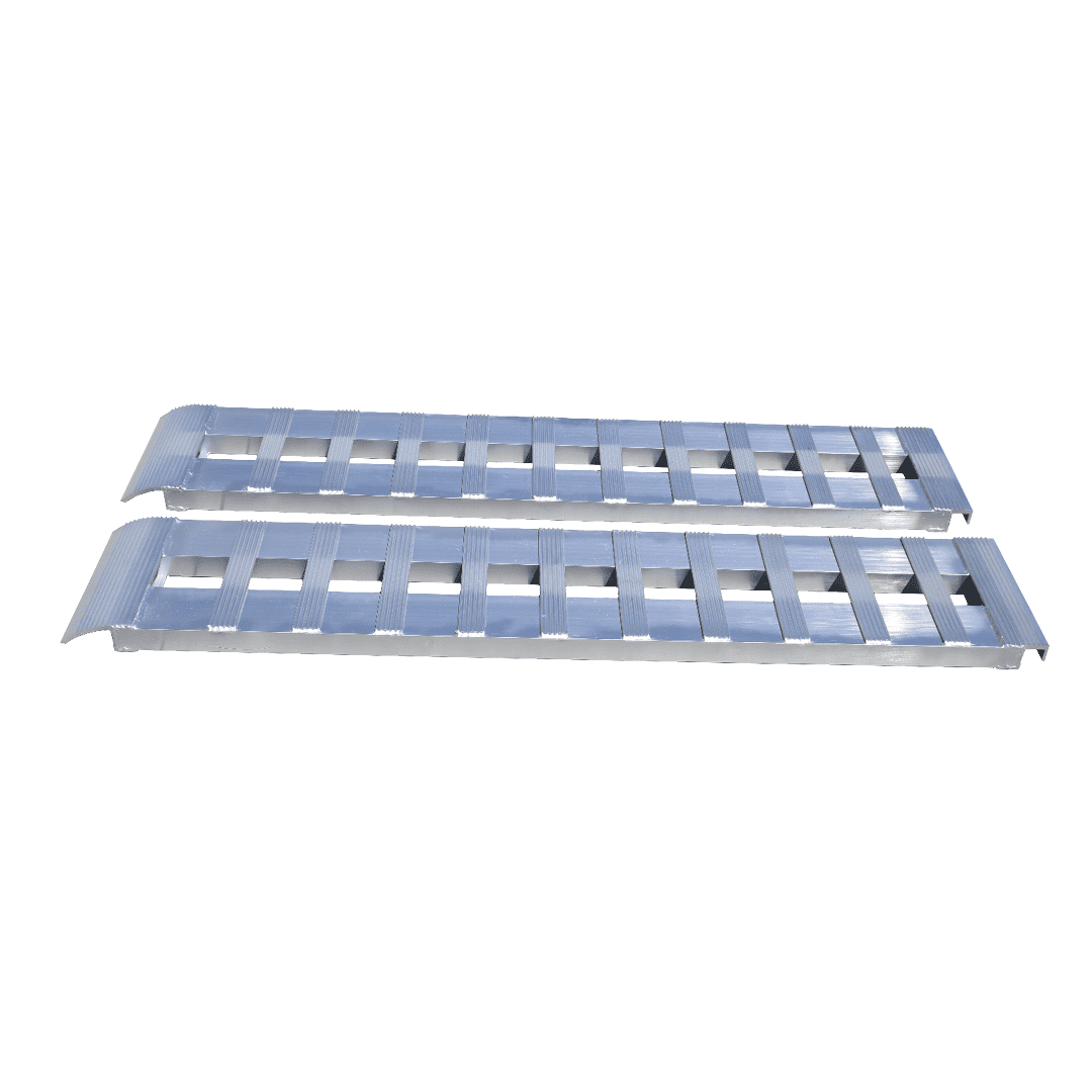 1 pair Heavy Duty 8 foot Aluminum Loading Ramps 15" x 96" 5K Capacity Per Ramp