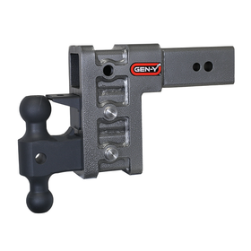 MEGA-DUTY 3" Shank 6" Drop 3.5K TW 32K Hitch & GH-0161 Dual-Ball & GH-0162 Pintle Lock