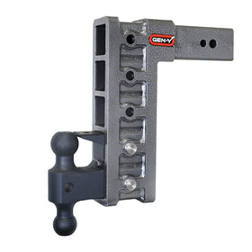 MEGA-DUTY 3" Shank 12" Drop 3.5K TW 32K Hitch & GH-0161 Dual-Ball & GH-0162 Pintle Lock