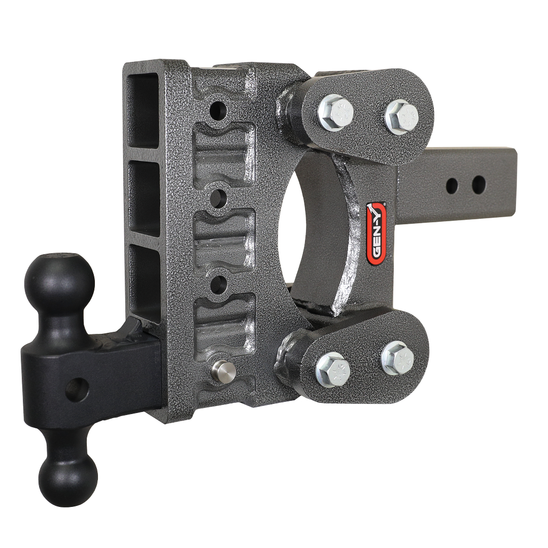 The BOSS TORSION-FLEX 3" Shank 6" Drop 2.4K TW 21K Hitch & GH-061 Dual-Ball