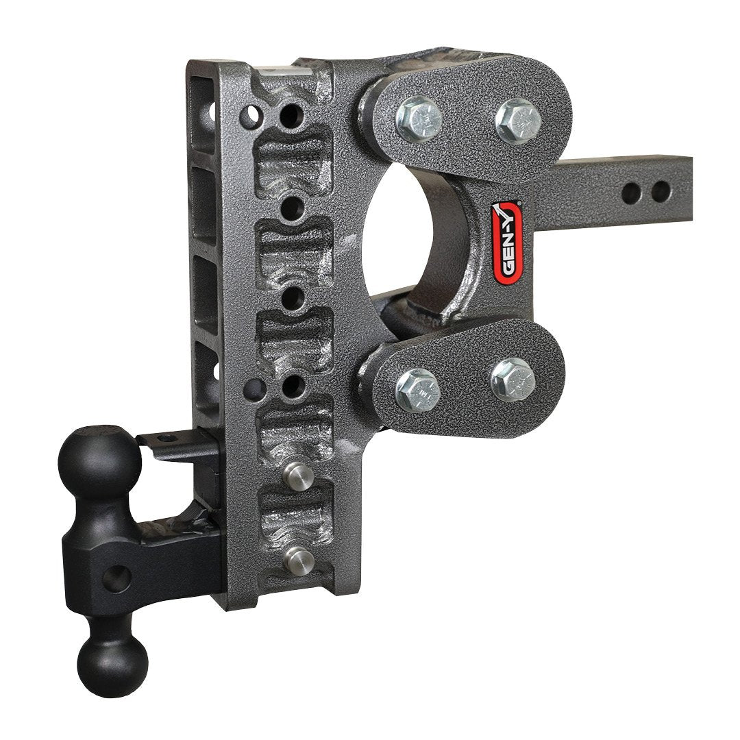 The BOSS TORSION-FLEX 3" Shank 12" Drop 2.4K TW 21K Hitch & GH-061 Dual-Ball & GH-062 Pintle Lock