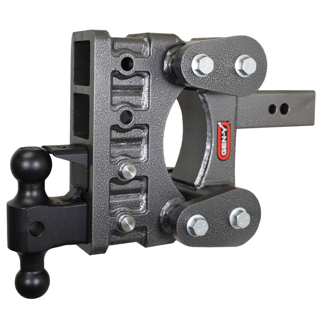 The BOSS TORSION-FLEX 2.5" Shank 6" Drop 3.5K TW 32K Hitch & GH-0161 Dual-Ball & GH-0162 Pintle Lock