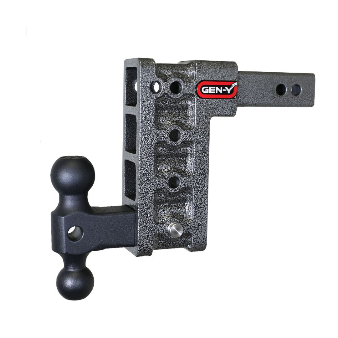 MEGA-DUTY 2" Shank 7.5" Drop 1.5K TW 10K Hitch & GH-031 Dual-Ball