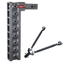 MEGA-DUTY 2" Shank 17.5" Drop 1.5K TW 10K Hitch & GH-031 Dual-Ball & GH-0100 Stabilizer Kit-1