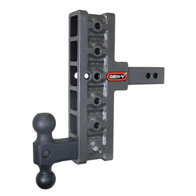 MEGA-DUTY 2" Offset Shank 5" Rise,7.5" Drop 1.5K TW 10K Hitch & GH-031 Dual-Ball