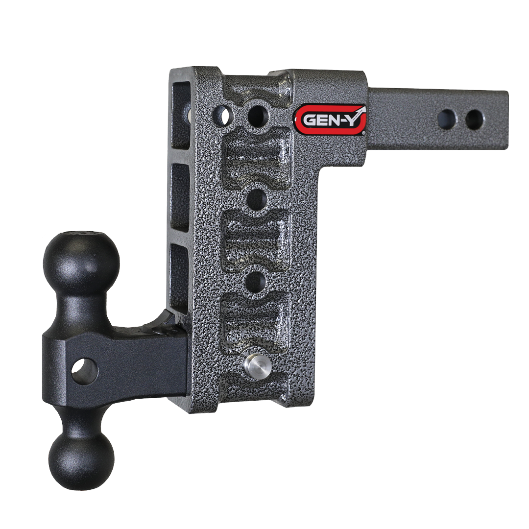 MEGA-DUTY 2" Shank 7.5" Drop 2K TW 16K Hitch & GH-051 Dual-Ball