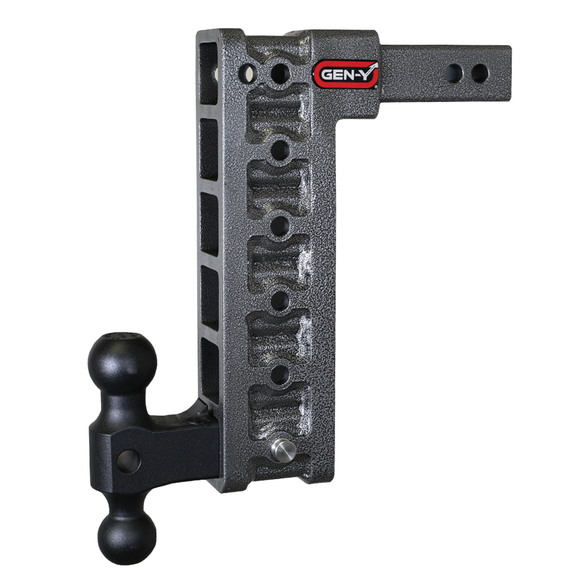 MEGA-DUTY 2" Shank 12.5" Drop 2K TW 16K Hitch & GH-051 Dual-Ball (Stabilizer Kit Recommended:GH-0100)