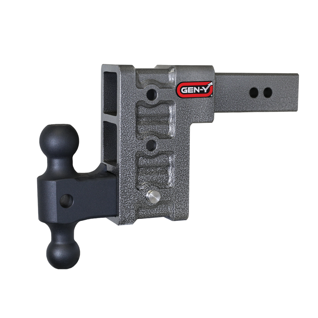 MEGA-DUTY 2.5" Shank 6" Drop 3K TW 21K Hitch & GH-061 Dual-Ball
