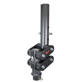 Gen-Y Spartan Torsion-Flex 5in Offset 4in RD Tube Gooseneck 2-5/16in Coupler Extended Height