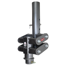 Gen-Y Spartan Torsion-Flex 5in Offset 4in RD Tube Gooseneck 2-5/16in Coupler Extended Height