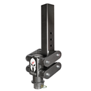 Gen-Y Spartan Torsion-Flex 5in Offset 4in SQ Tube Gooseneck 2-5/16in Coupler Extended Height-1