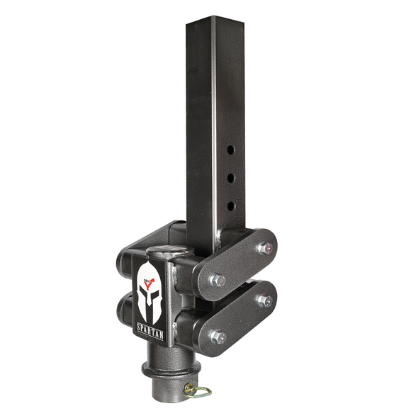 Gen-Y Spartan Torsion-Flex 5in Offset 4in SQ Tube Gooseneck 2-5/16in Coupler Extended Height