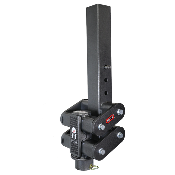 SPARTAN TORSION-FLEX SnapLatch 2.5" Offset 4" Square Tube Gooseneck 2 5/16" Coupler Standard Height 5.5K TW 25K Towing - Includes GH-098 Pin & Pull Rod
