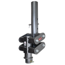 Gen-Y Spartan Torsion-Flex 5in Offset 4in RD Tube Gooseneck 2-5/16in Coupler Extended Height-1