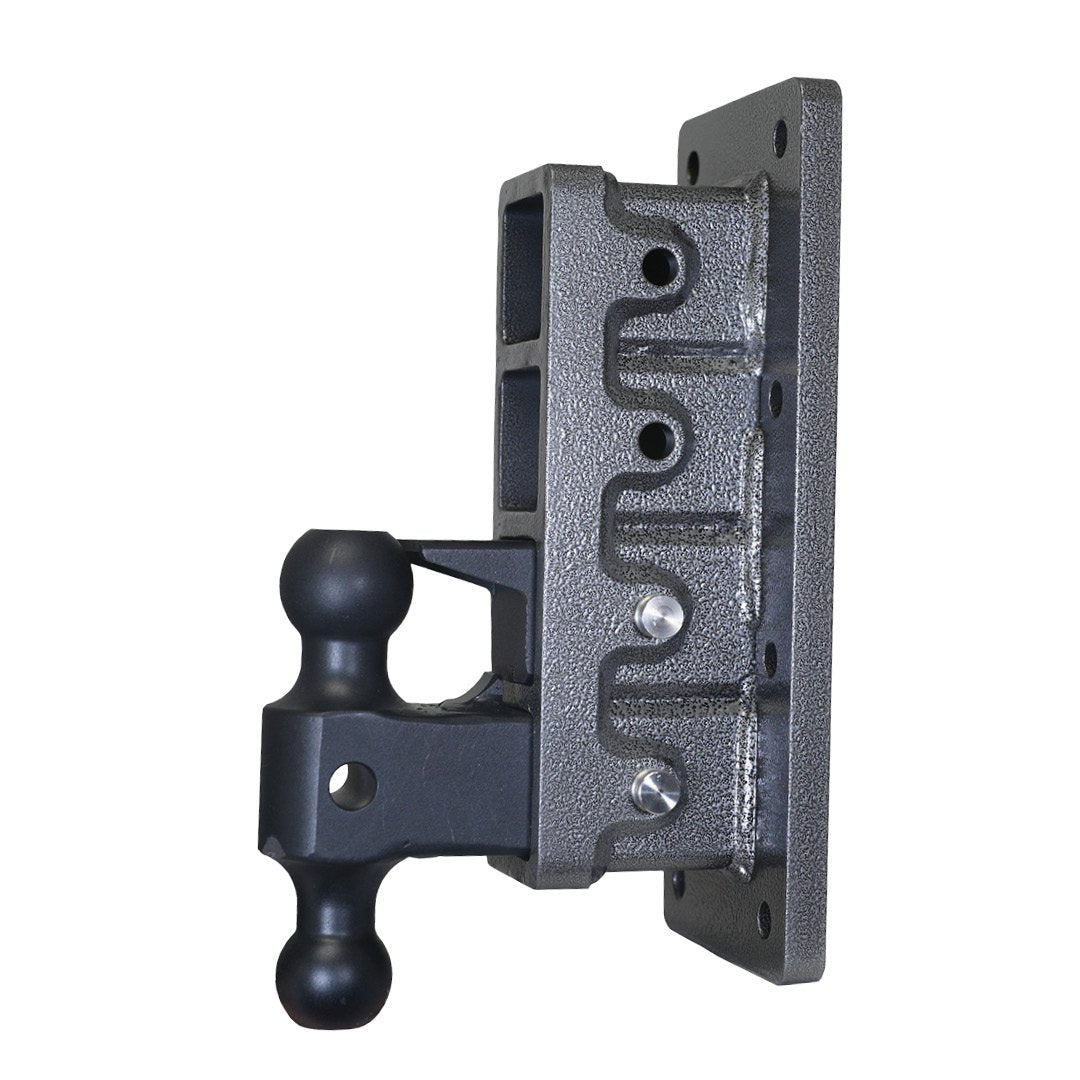 MEGA-DUTY 2.5" Bolt-On 9" Drop 3K TW 21K Hitch & GH-061 Dual-Ball & GH-062 Pintle Lock