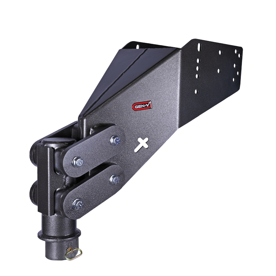 Gen-Y Executive Torsion-Flex Manual Latch 5th Wheel to Gooseneck 2-5/16in Coupler (3.5K-5.5K PW)