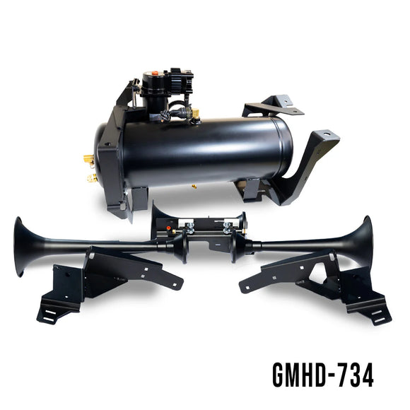 Kleinn 07-19 Chevrolet Silverado 2500 HD/ 3500 HD Onboard Air System w/ Model 730 Horns