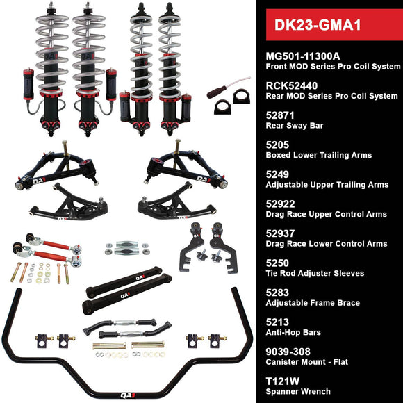 DK23-GMA1 Level 3 Full Vehicle Drag Kit, 64-67 GM A-Body, W/ Shocks