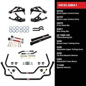 HK32-GMA1 Level 2 Full Vehicle Handling Kit, 64-67 GM A-Body, W/O Shocks