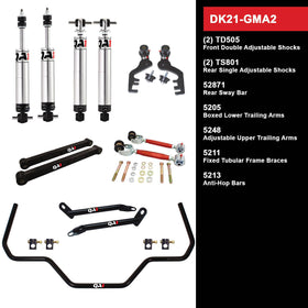 DK21-GMA2 Level 1 Full Vehicle Drag Kit, 68-72 GM A-Body, W/ Shocks