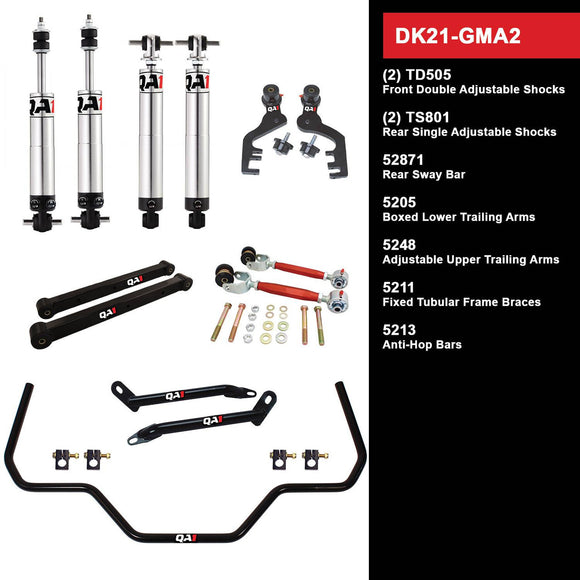 DK21-GMA2 Level 1 Full Vehicle Drag Kit, 68-72 GM A-Body, W/ Shocks