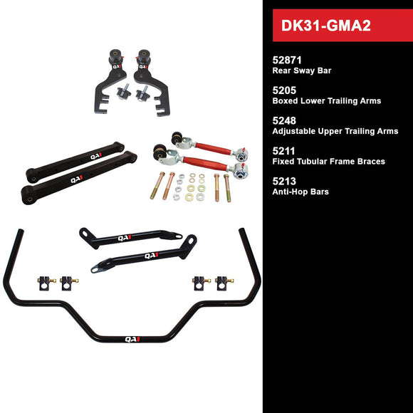 DK31-GMA2 Level 1 Full Vehicle Drag Kit, 68-72 GM A-Body, W/O Shocks