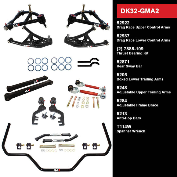 DK32-GMA2 Level 2 Full Vehicle Drag Kit, 68-72 GM A-Body, W/O Shocks